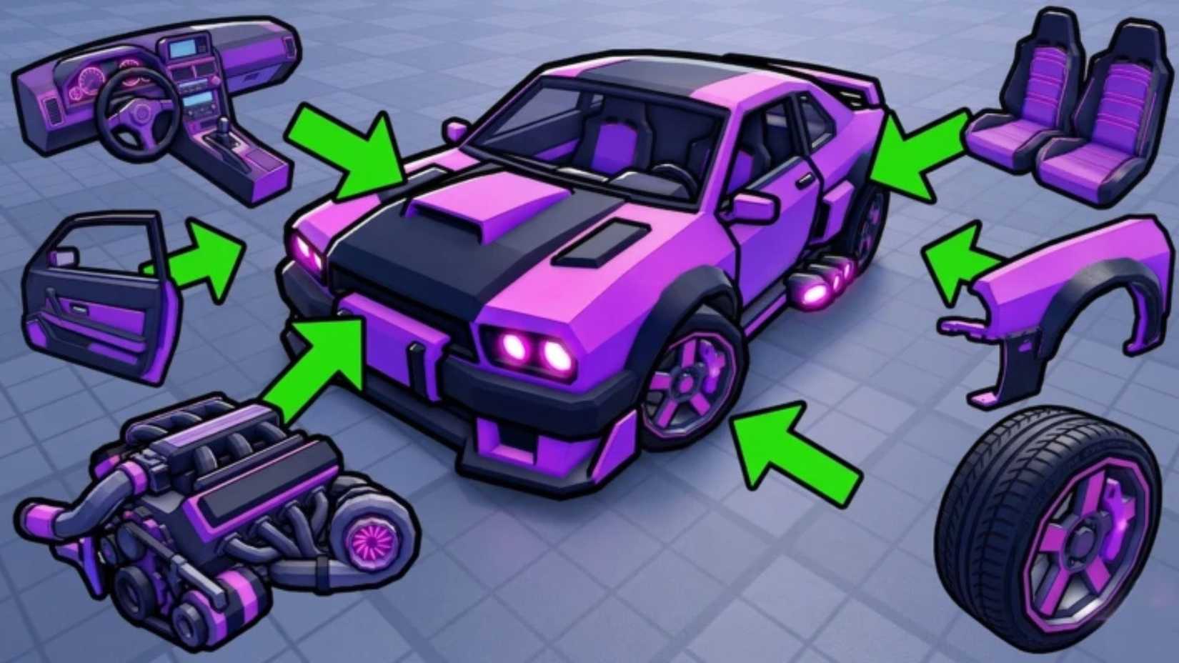 Unpack the car from the box