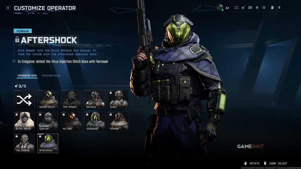 Vermaak Aftershock Skin