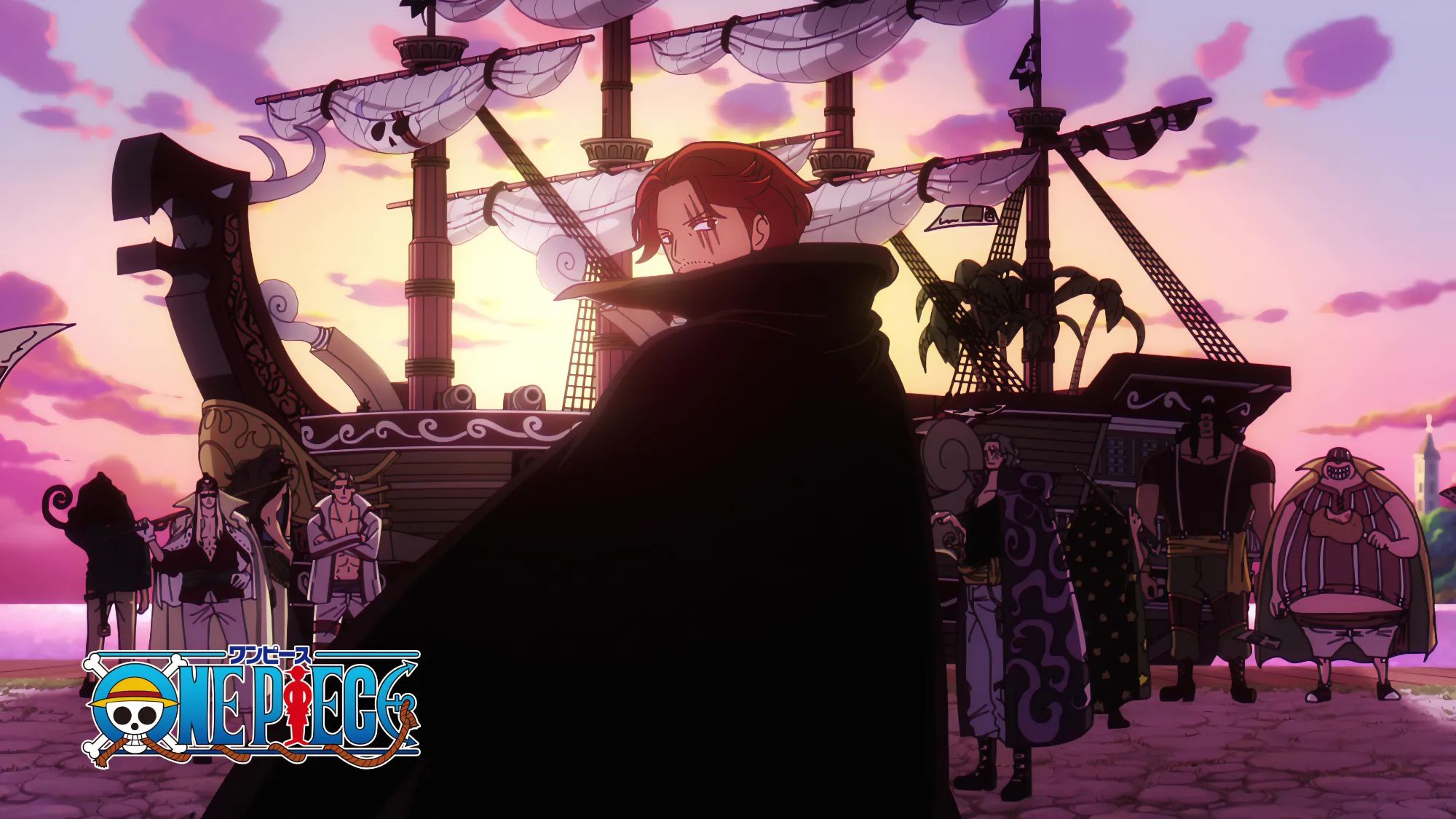 One piece new strong pirate Elbaph shanks