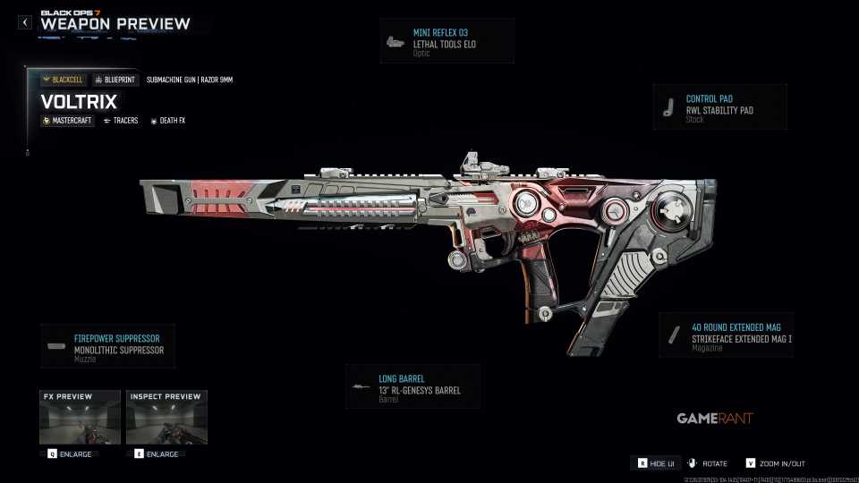 Voltrix Razor 9mm Mastercraft