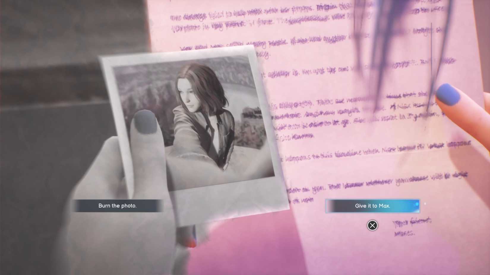 What happens when you give the photo to Max in life is Strange Reunion 1