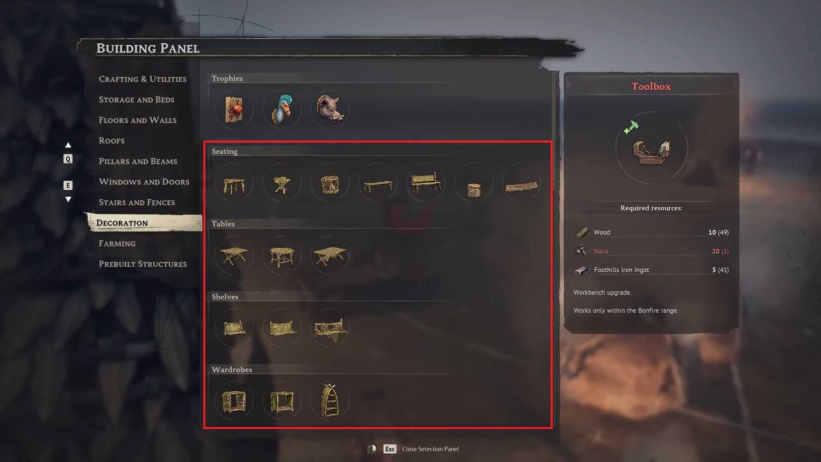 windrose-build-menu-decoration-tab-decorations