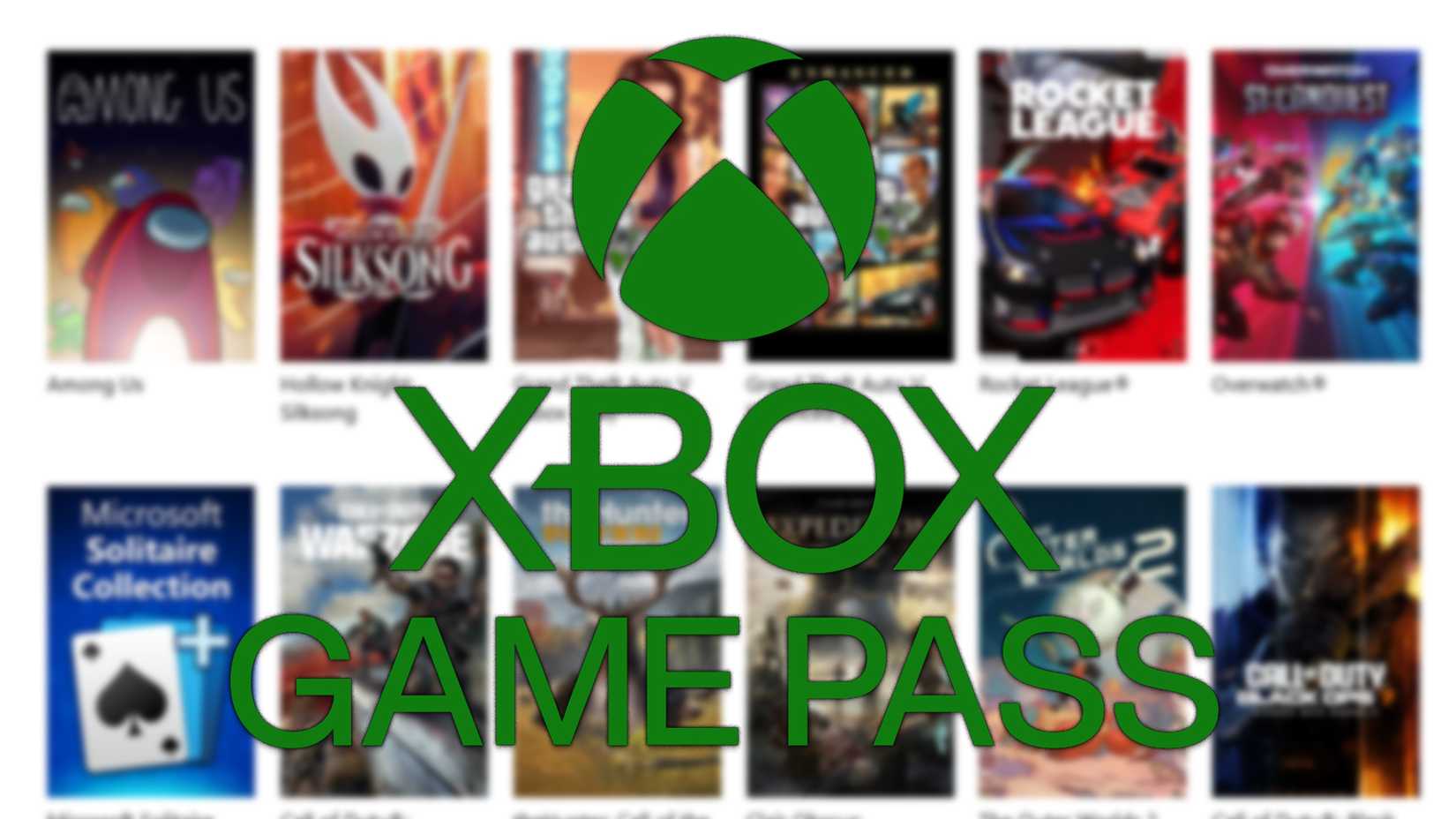 xbox game pass logo over game