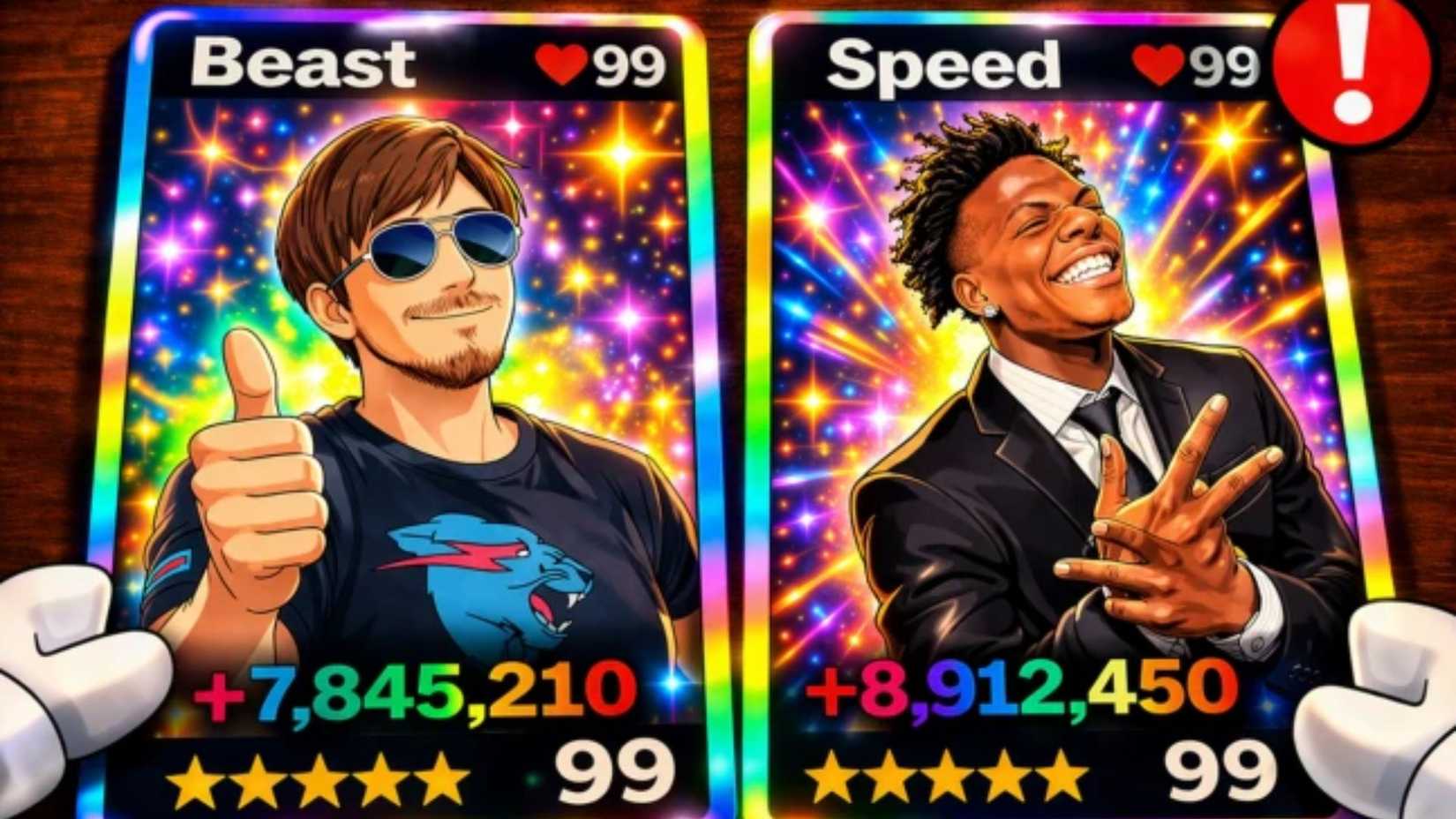 Youtuber Card Collection Cards