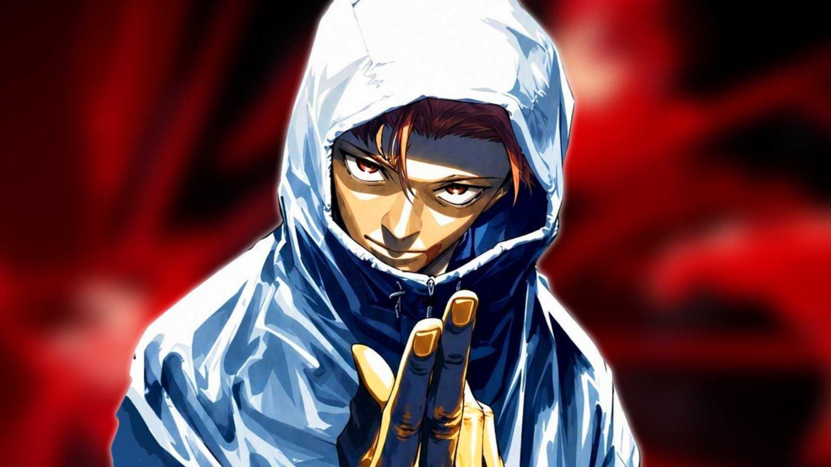 Image of Yuji Itadori pointing his fingers to use Dismantle while looking menacing in Jujutsu Kaisen Modulo