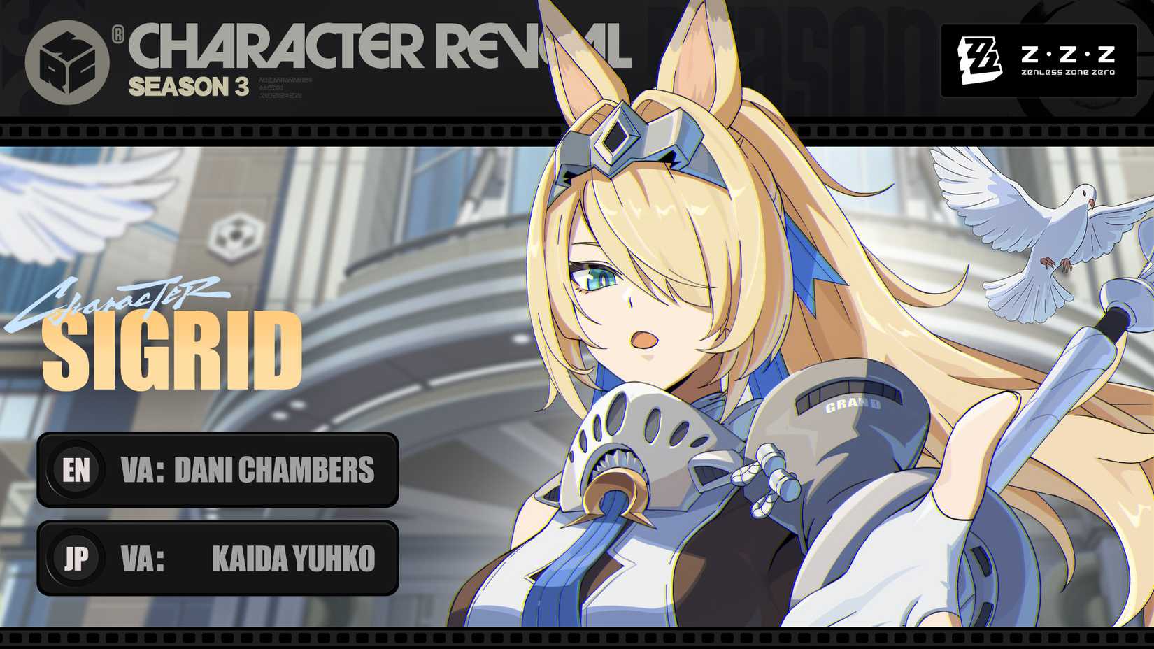 Genless Zone Zero Official Art Sigrid