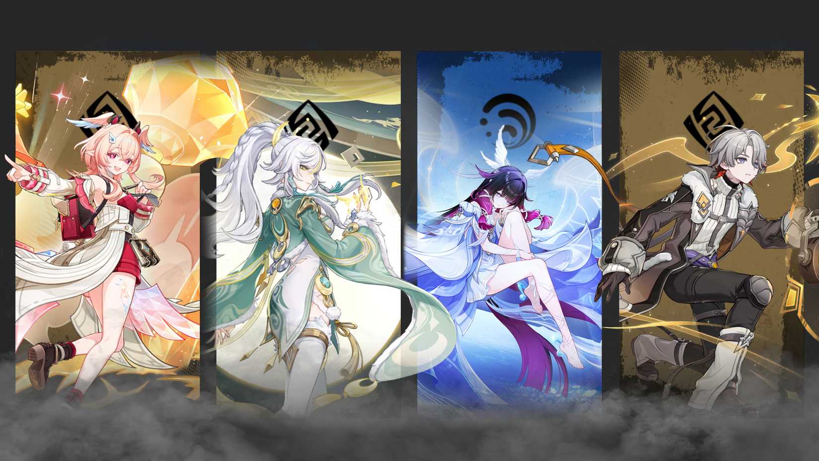 Zibai-Columbina-Illuga-and Linnea Team on the Gensin effect