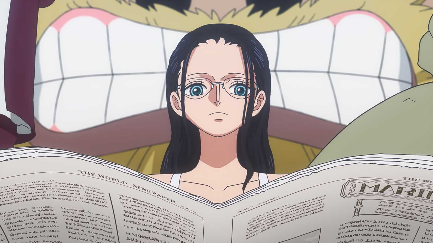 Nico Robin Reading the Newspaper One Piece Episode 1160