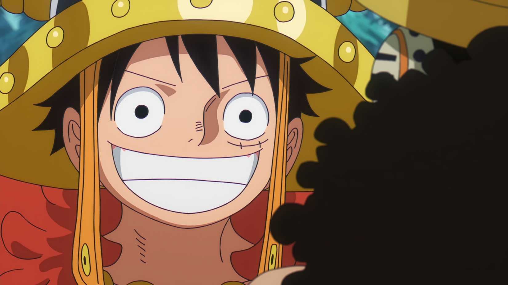 Luffy smile in elbaph one piece episode 1161