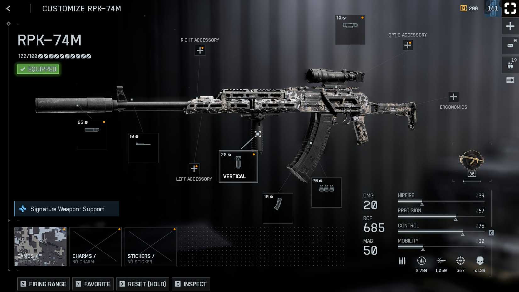 BF6 Season 3 RPK-74M Mid-Range Build