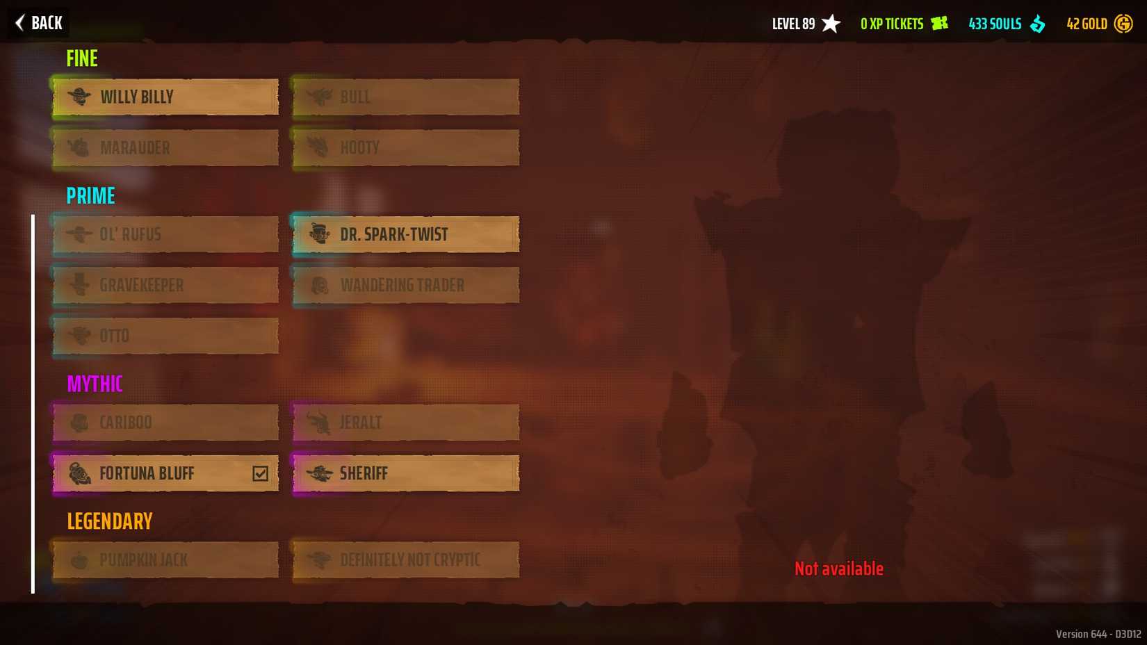 Papa West Pumpkin Jack Skin