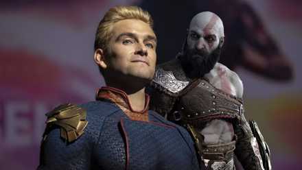5 Video Game Heroes Who Make Homelander Seem Harmless kratos looking at homelander the boys