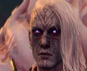 7 Game Turn-Based RPG yang Bisa Dimainkan Selama Berbulan-Bulan 9 A half-drow dark urge controlling the Elder Brain in Baldur's Gate 3 (1)