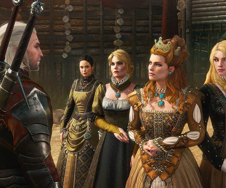 A scene featuring characters in The Witcher 3 Blood And Wine (2016)