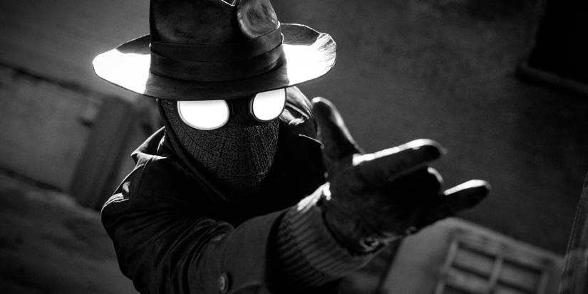 A still of Nicolas Cage's The Spider in Spider-Noir