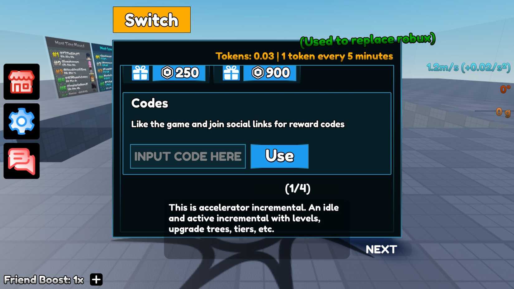 Accelerator Incremental Codes