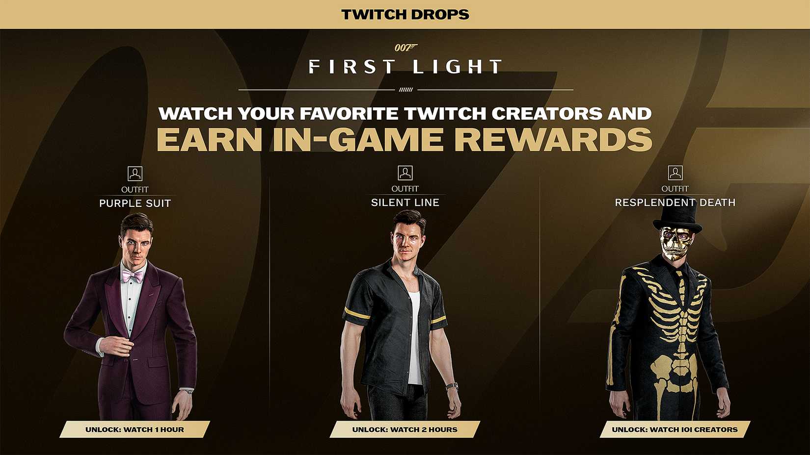 All 007 First Light Twitch Drop Rewards