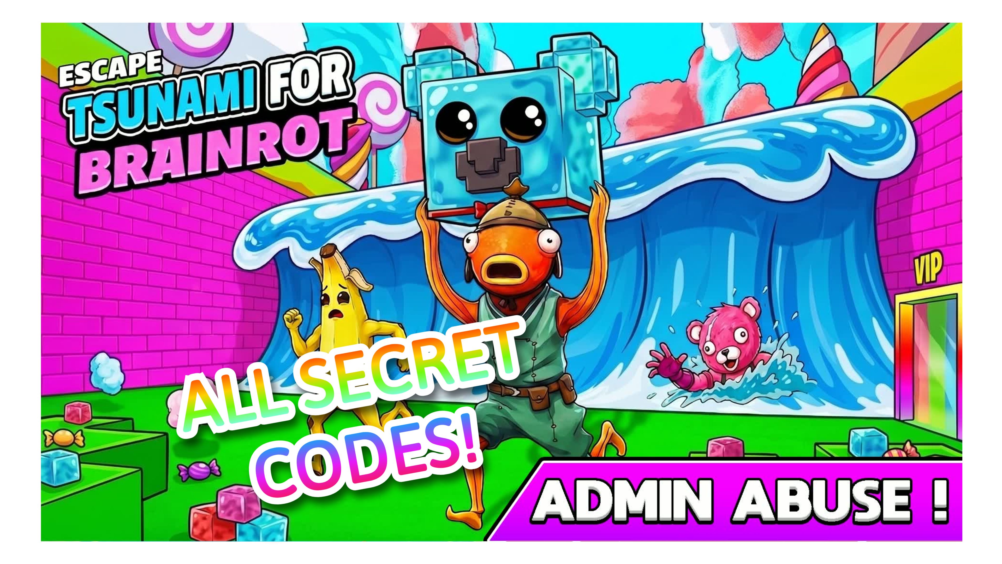 All Escape Tsunami For The Brainrots Cheats in Fortnite