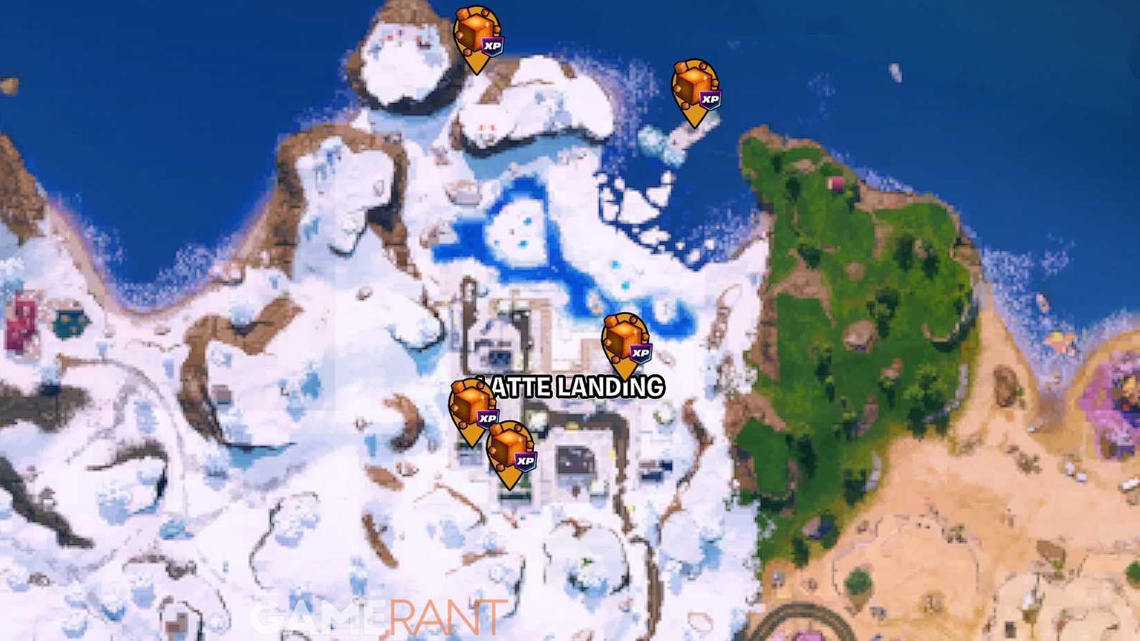 All Latte Landing Chaos Cube Locations