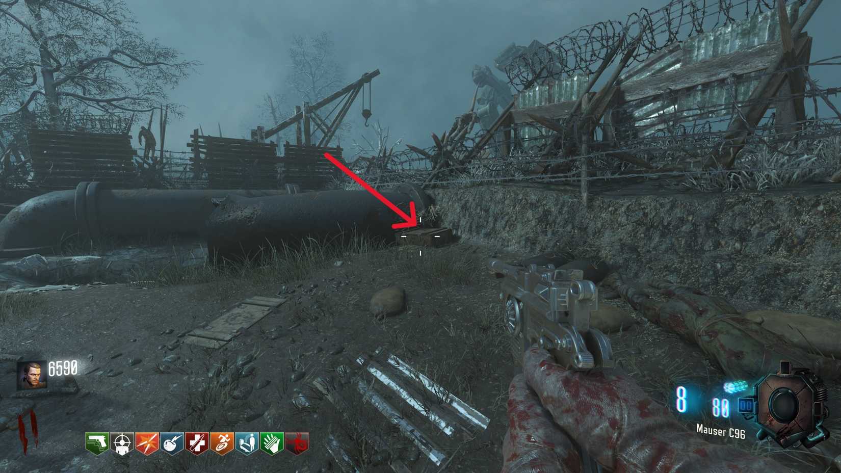 All locations of Zombie Shield Part #1 in Origins (2)