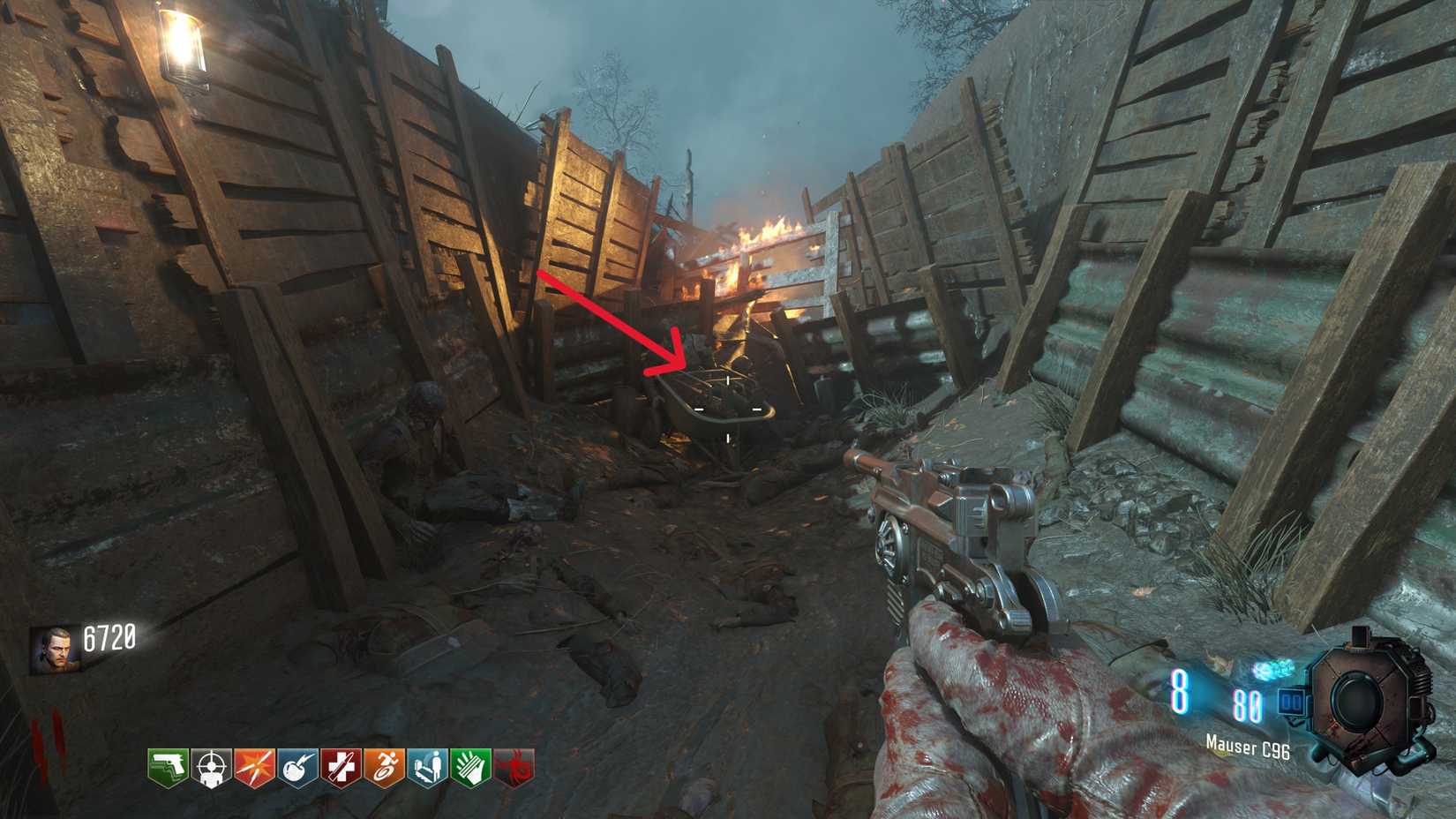 All locations of Zombie Shield Part #1 in Origins (3)