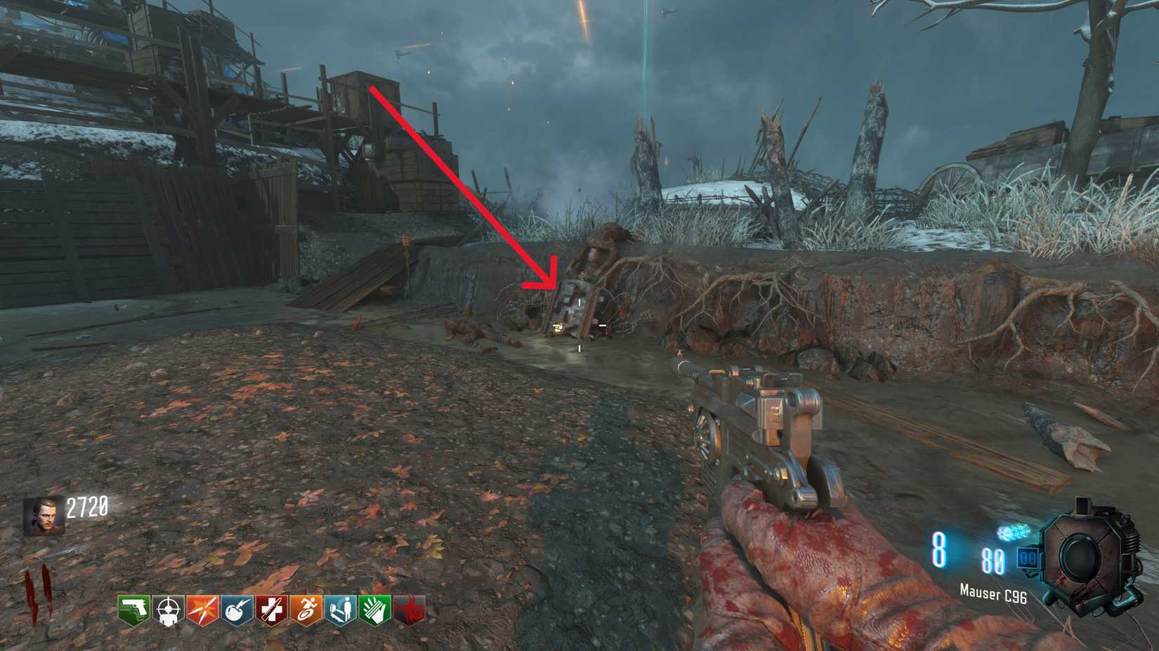 All Zombie Shield Part #3 locations in Origins (2)