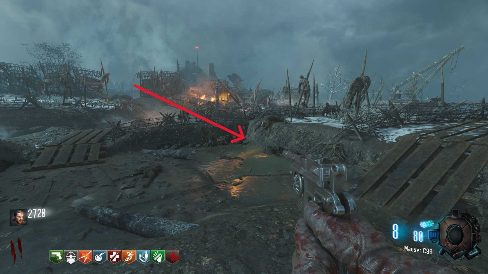All Zombie Shield Part #3 locations in Origins
