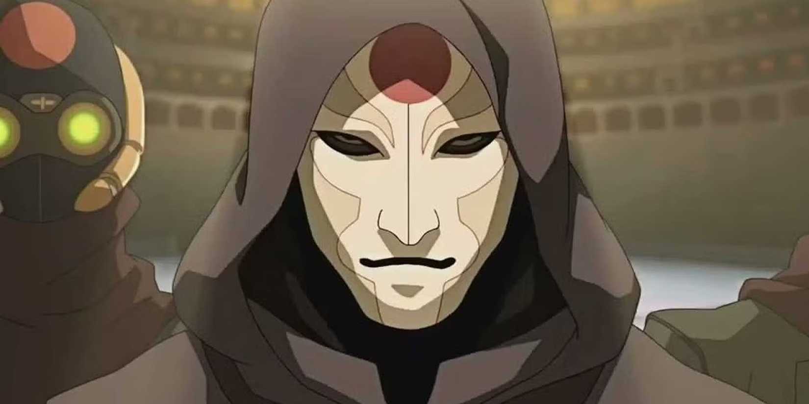 Amon stands with his egalitarian minions.