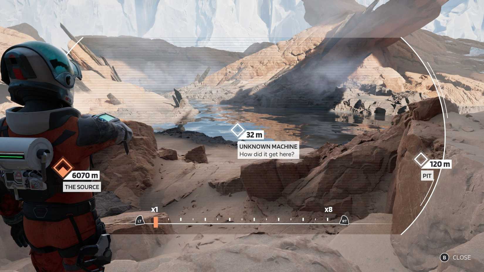 The location of the Unknown Machine Secondary Marker in Chapter 3 of Aphelion