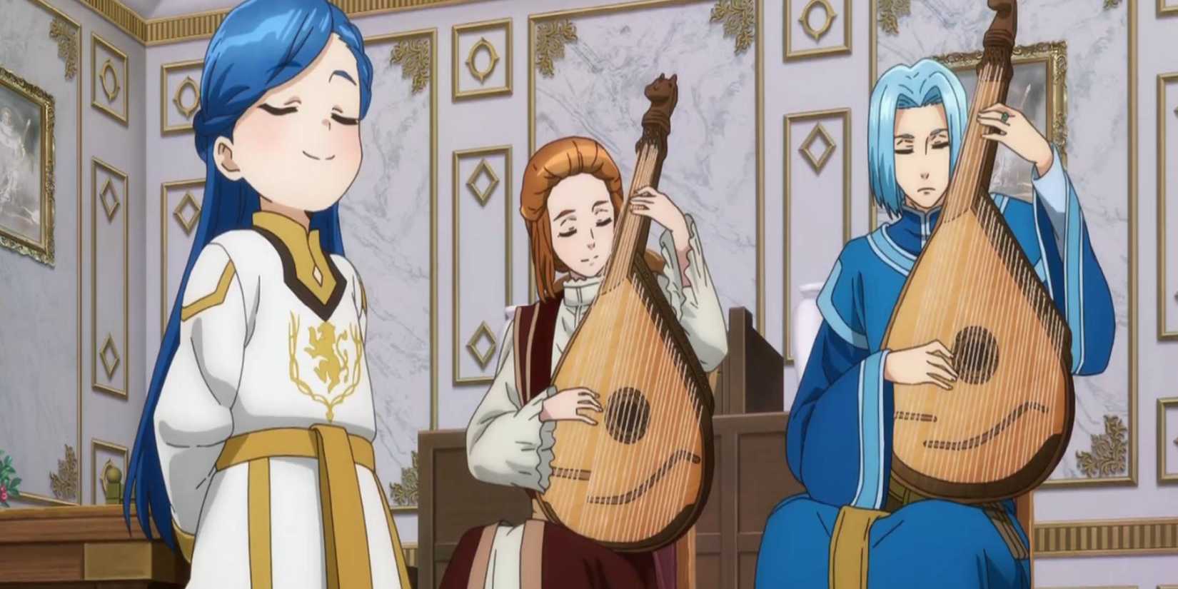 Ascension Bookworm Adopted Daughter of Archduke Rozemyne ​​​​and Ferdinand Prepare Songs for Concert Season 4 Episode 5