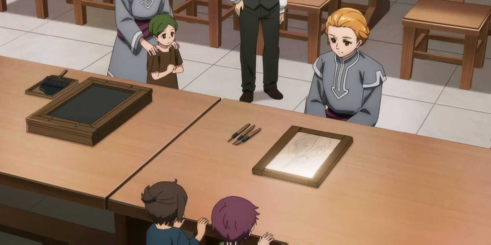 Ascendance of a Bookworm Adopted Daughter of an Archduke Wima and Orphans Making Wax Images for Printing Season 4 Episode 6