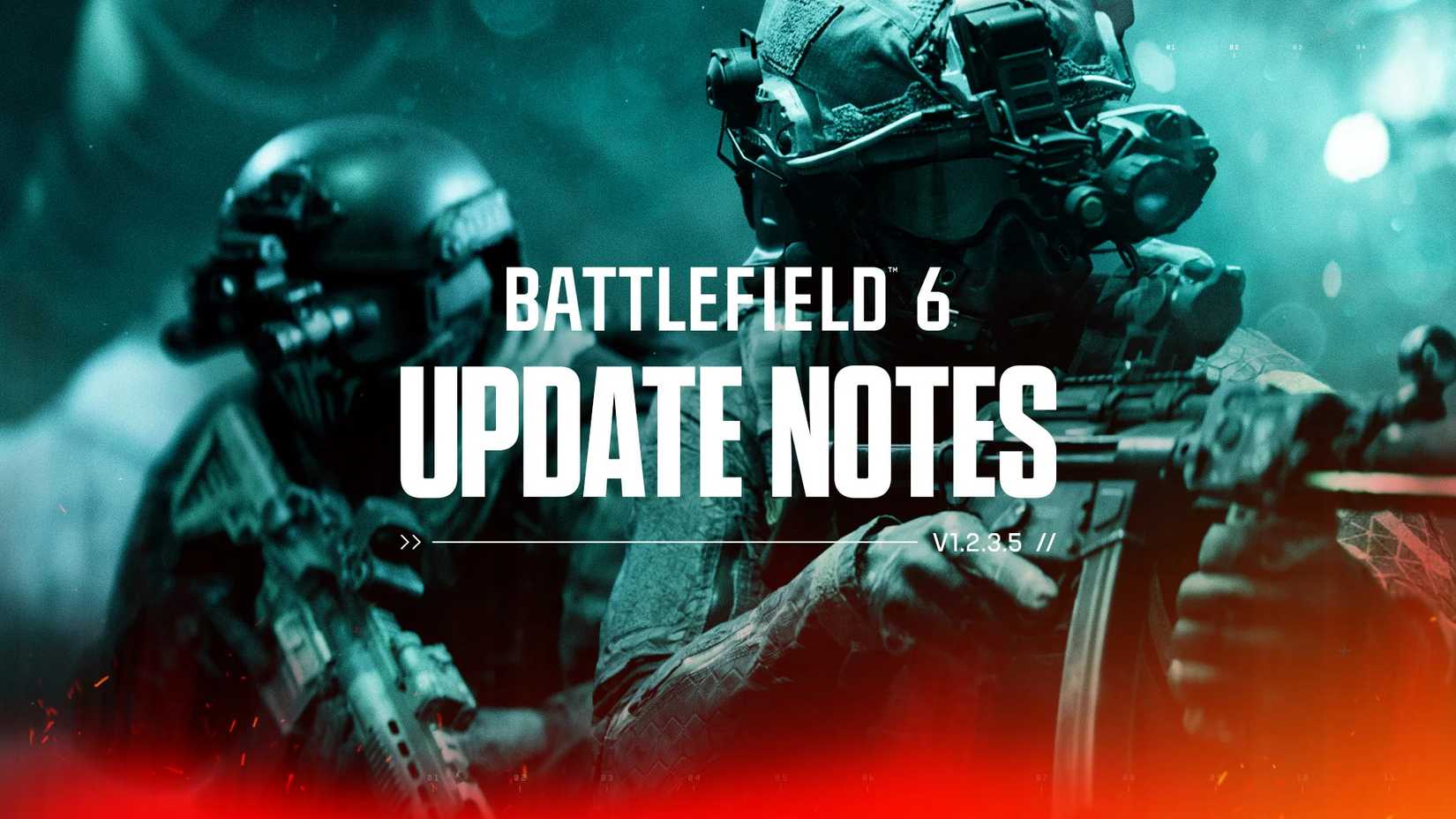 Battlefield 6 update 1.2.3.5 patch notes key art