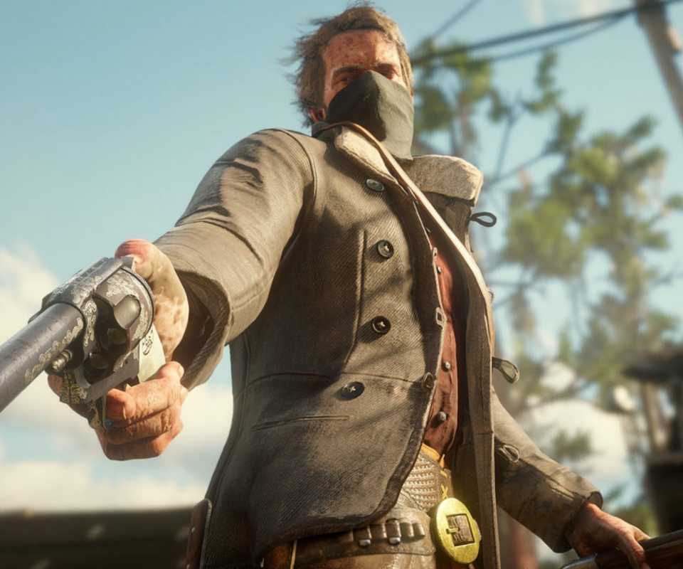Rilis Baru Red Dead Redemption 2 Bikin Remaster Next-Gen Tidak Diperlukan 14 Arthur Morgan aiming pistol