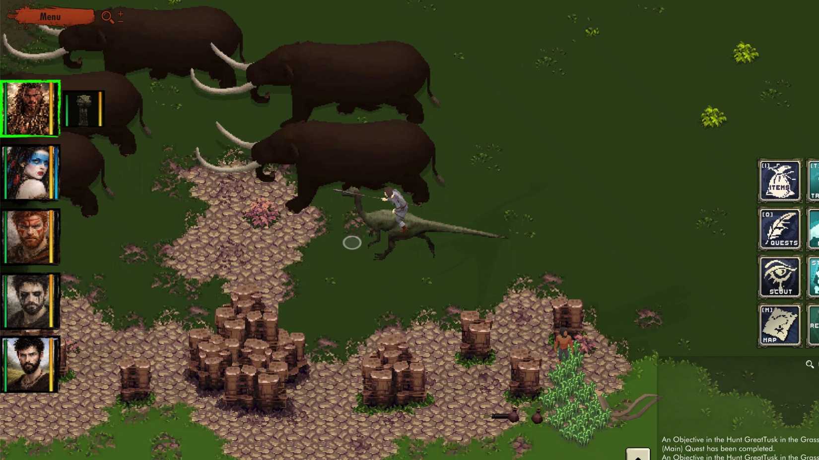 Mammoth herd