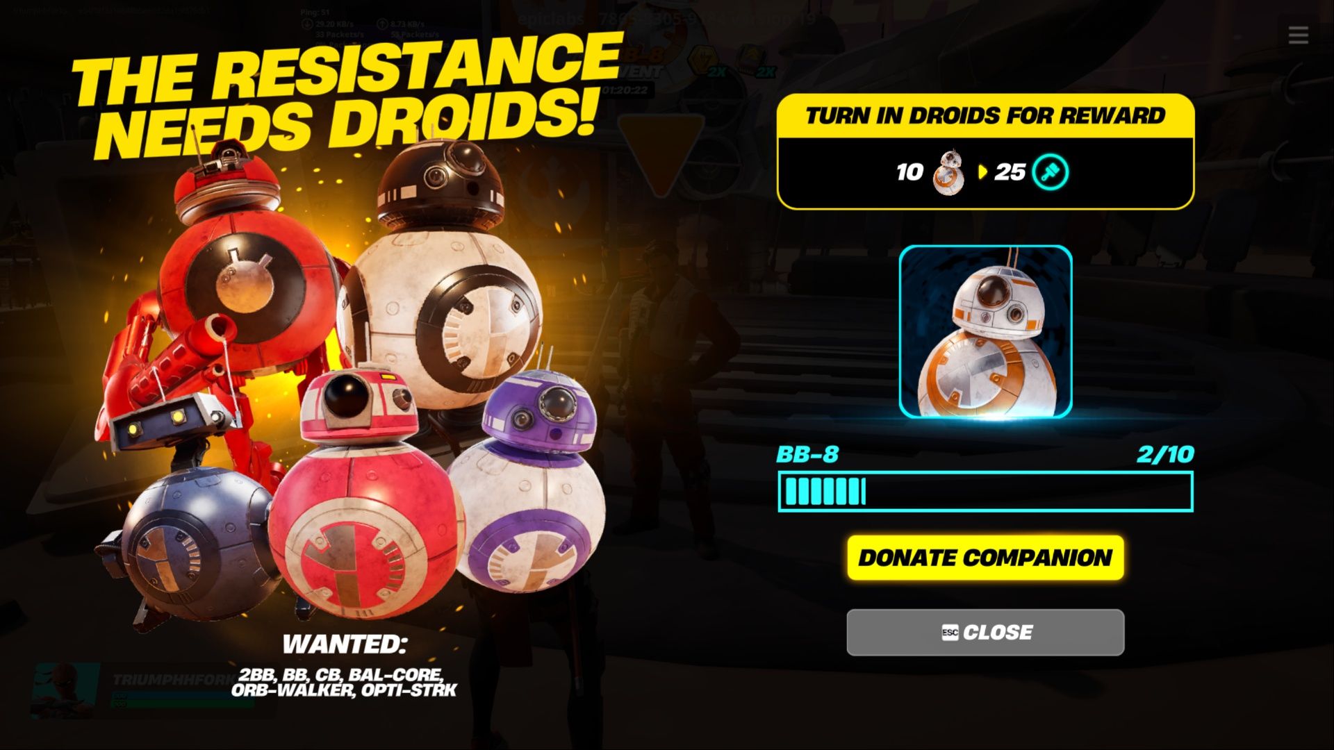 How to Unlock the BB-8 Droid in Fortnite Droid Tycoon (Star Wars ...