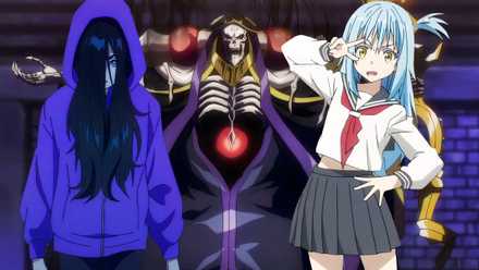 best isekai anime with op mcs, overlord's ainz with Zenshu's natsuko and Tensura's rimuru