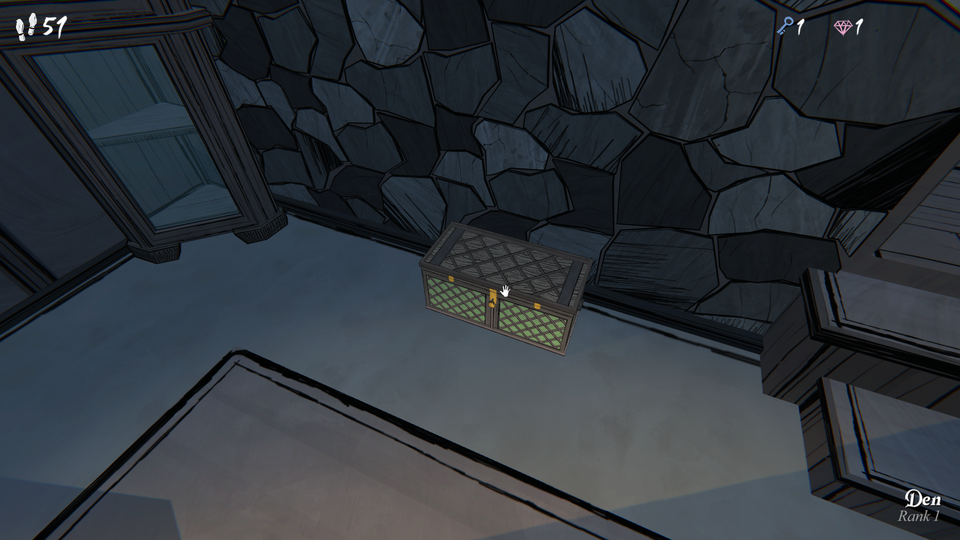 blue prince chest to find garden key