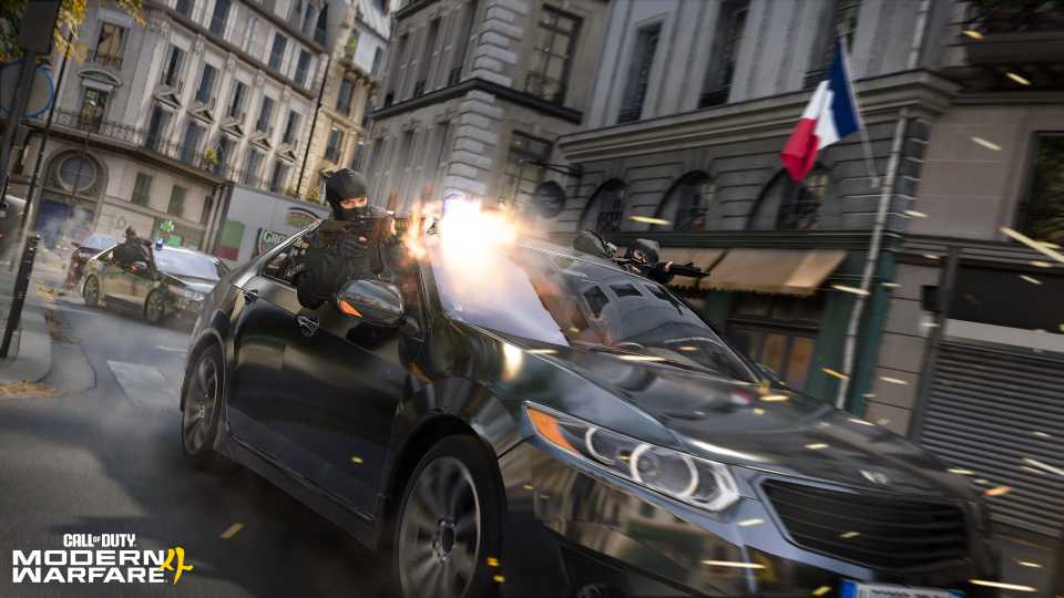 Call of Duty Modern Warfare 4 Campaign high speed car chase