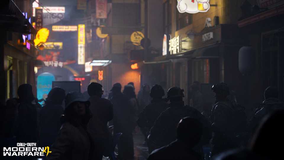 Call of Duty Modern Warfare 4 Campaign soldiers walking through city