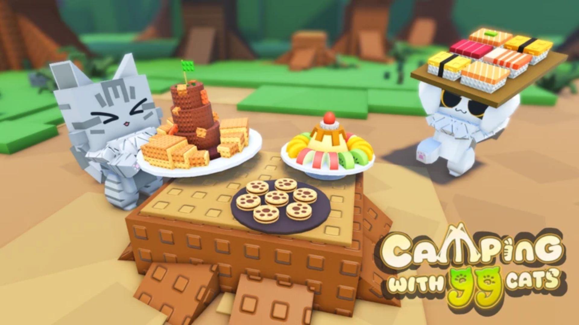 Camping with 99 cats - cats