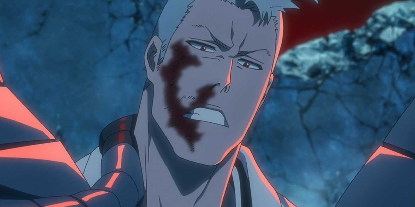 Captain Kensei Muguruma is in battle.