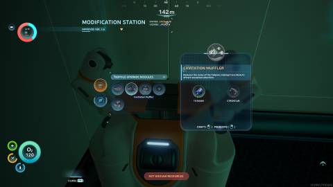 Cavitation Muffler Recipe in Subnautica 2