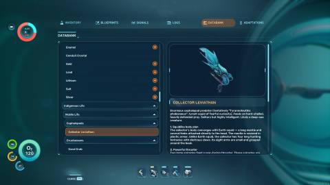 Collector Leviathan Databank in Subnautica 2