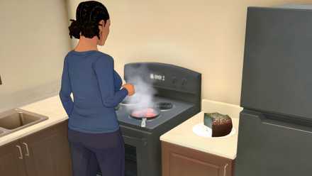 Cooking a meal in Parariv