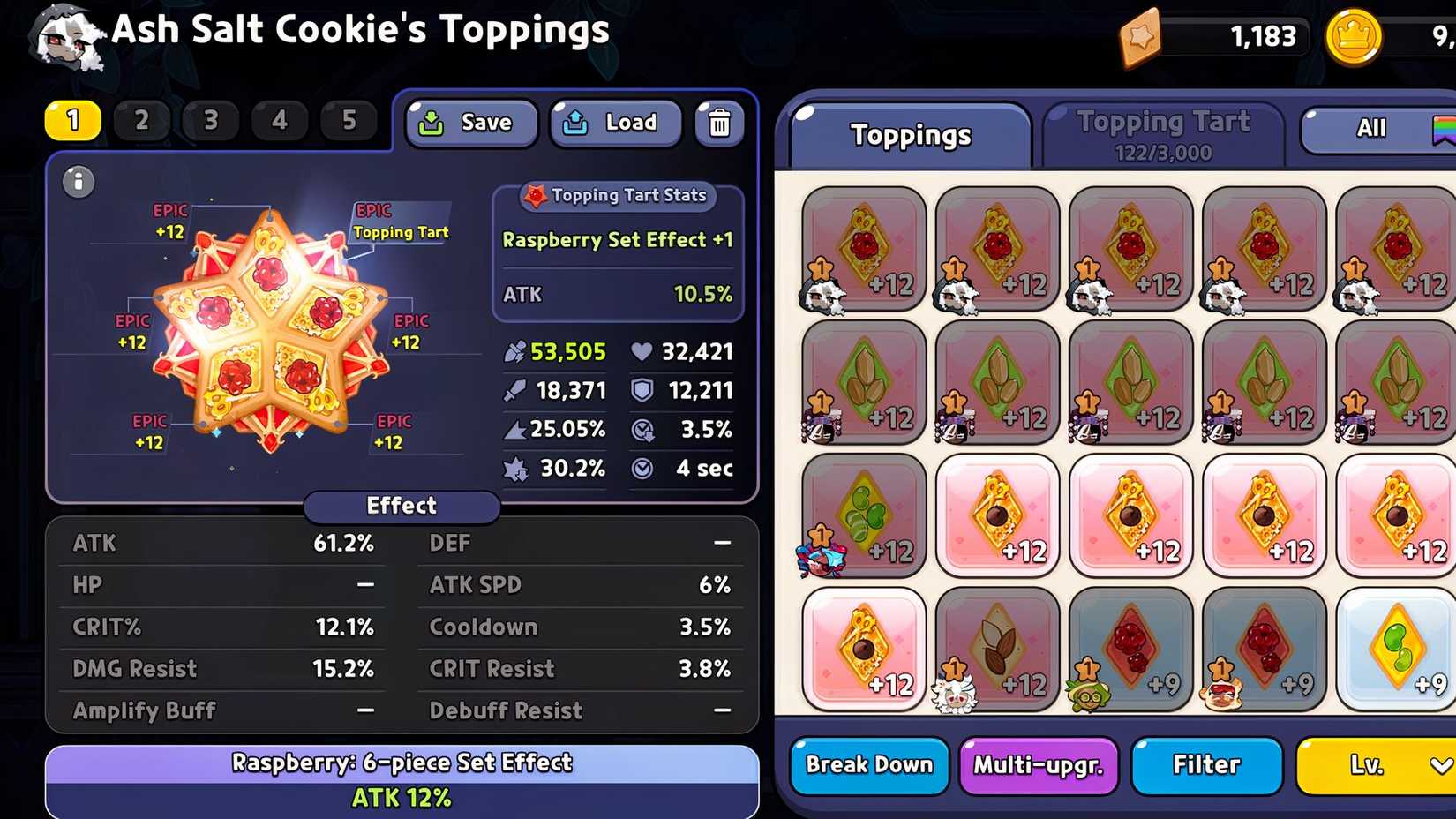 cookie run kingdom ash salt cookie attack build