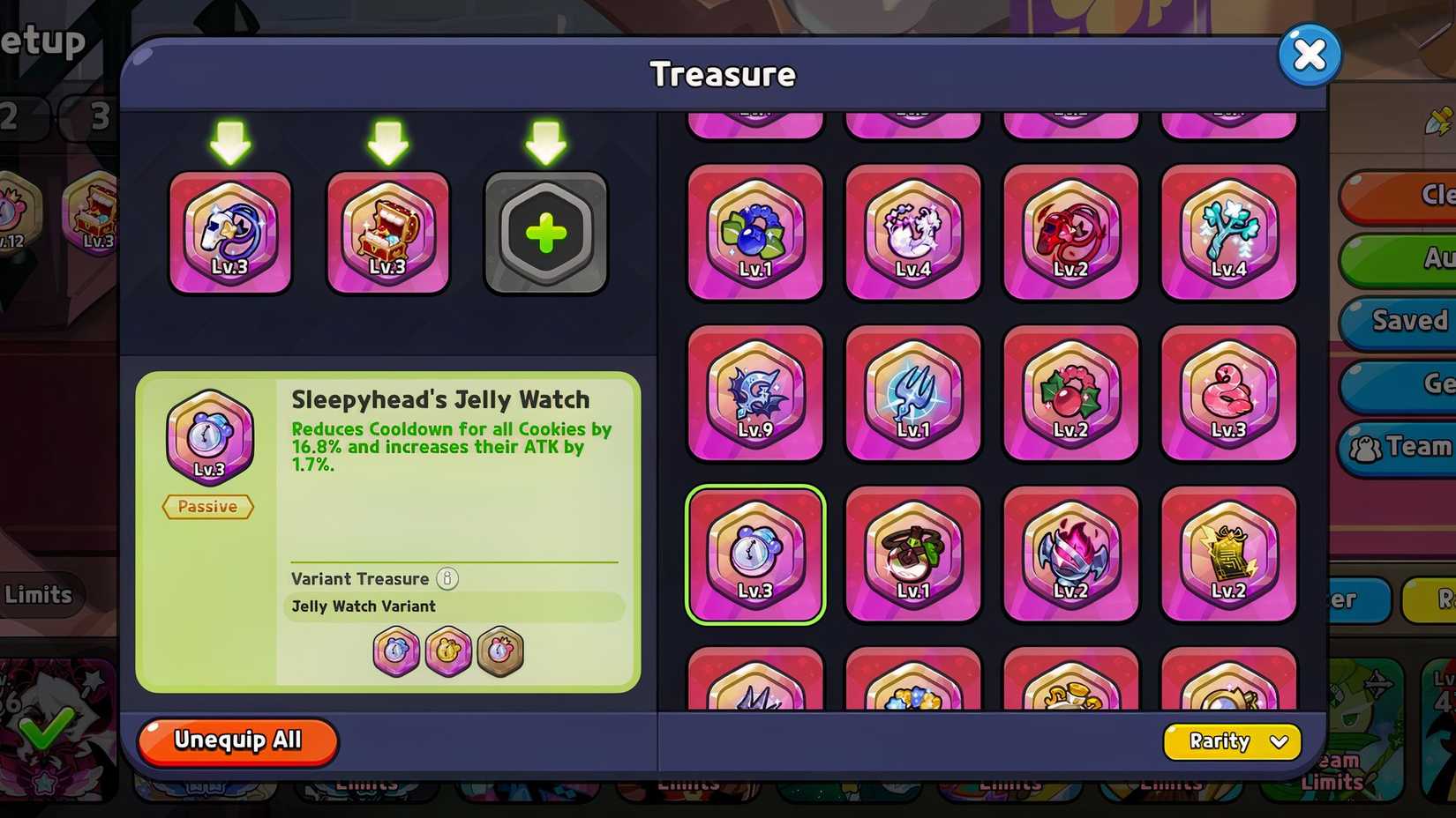 cookie run kingdom treasures