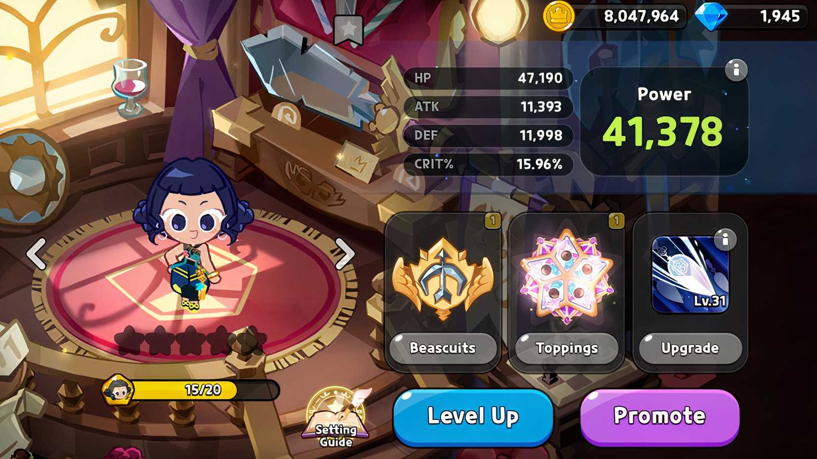 cookie run kingdom zoey cookie build
