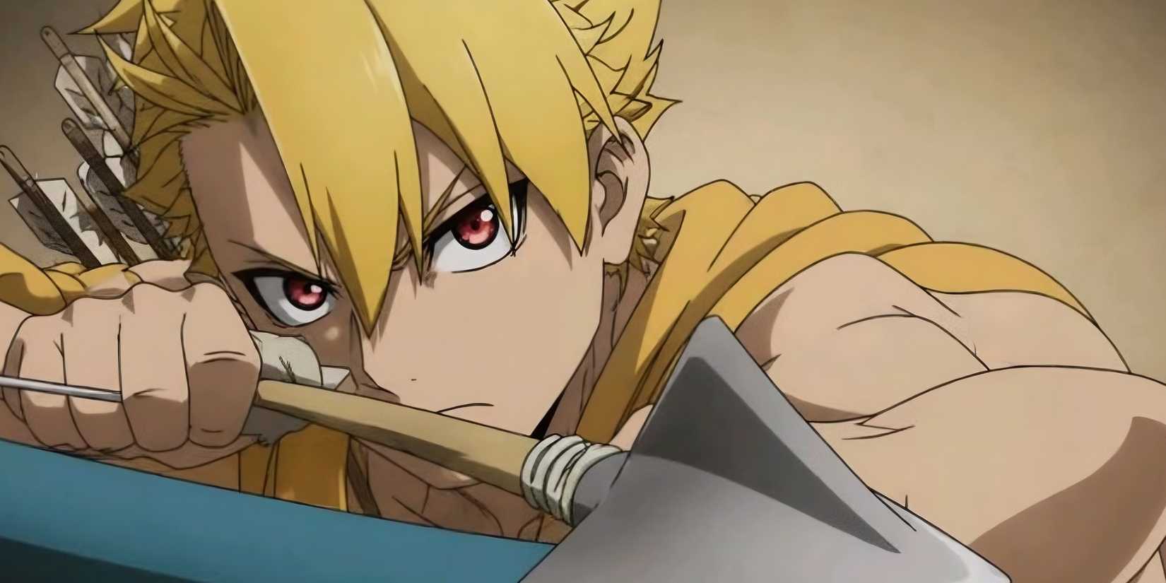 Yuru aiming an arrow