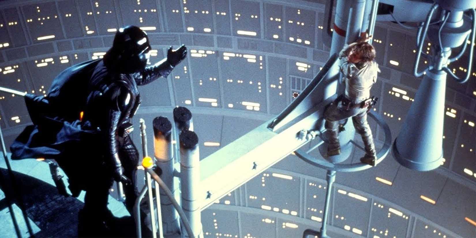 Darth Vader möter Luke på Cloud City.