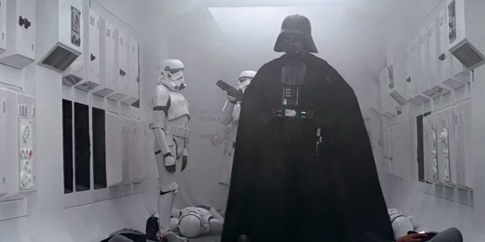 Darth Vader i Tantiv IV-hallen.